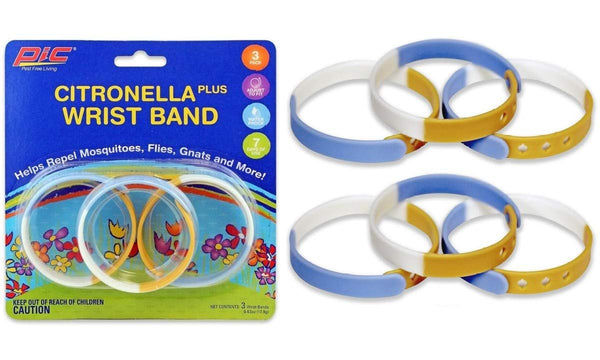 Pack Of 12, 18 Or 36 Waterproof Mosquito Repellent Wristbands
