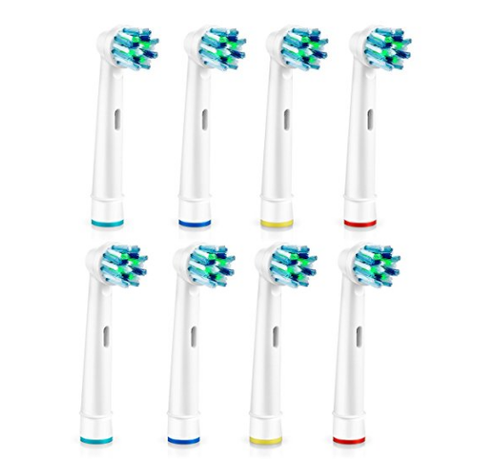 Pack of 8 toothbrush heads