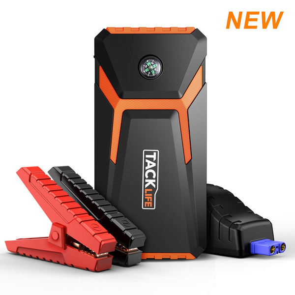 Arrancador de batería para automóvil TACKLIFE T8 Mix - Amplificador de batería de 500 A y 10800 mAh