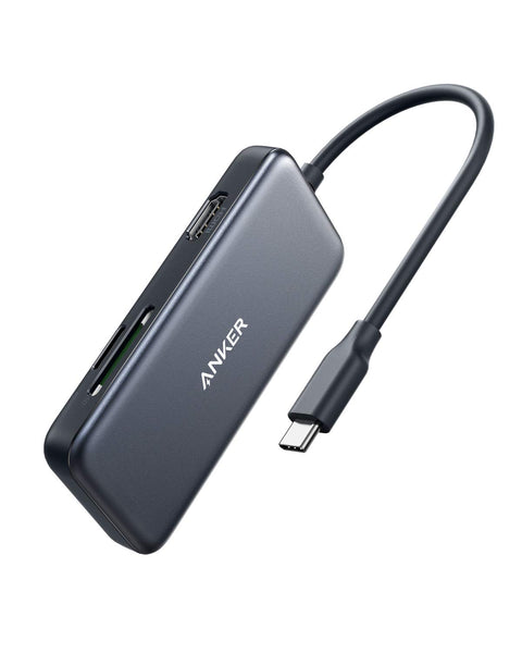 Anker Premium 5 en 1 concentrador lector de tarjetas USB-C con 4K y 2 puertos USB 3.0