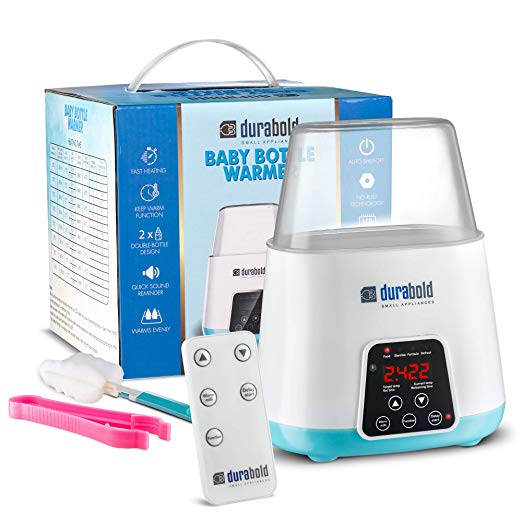 Calentador de biberones multiusos y esterilizador de biberones con control remoto