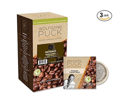 54 Wolfgang Puck Coffee, French Roast Pods