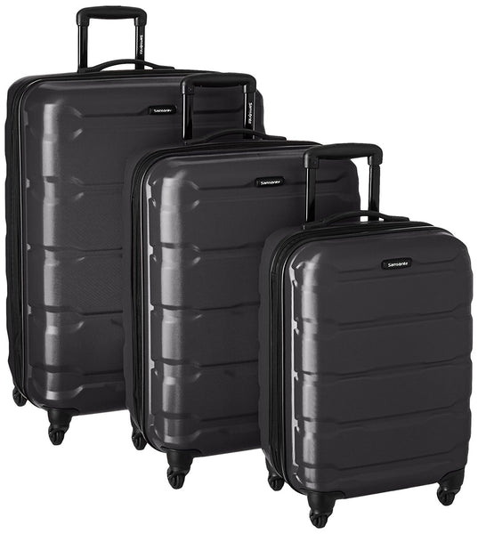 Samsonite Omni PC 3 Piece Set Spinner 20 24 28, Black