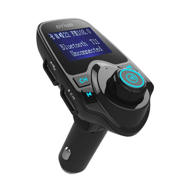 Wireless In-Car Bluetooth Receiver + FM Transmitter