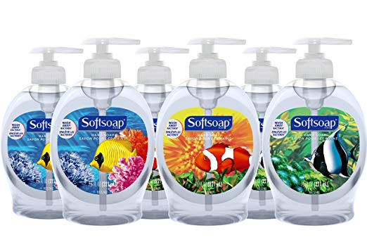 6-Pack of 7.5-Oz Softsoap Liquid Hand Soap (Aquarium)