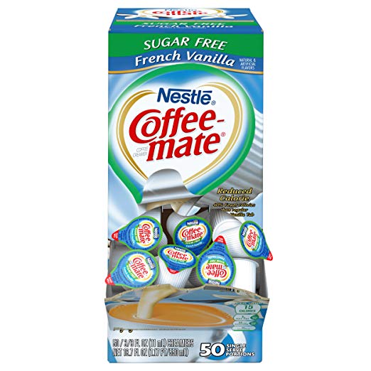 Crema para café NESTLE COFFEE-MATE, vainilla francesa sin azúcar