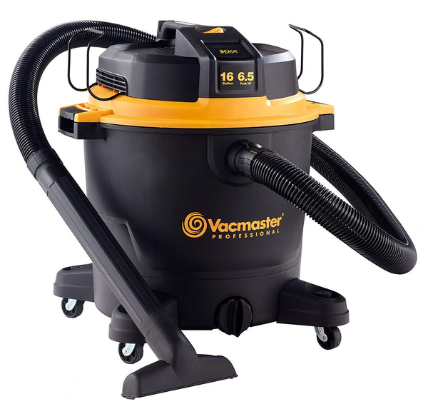 Vacmaster Professional 16-Gallon 6.5-Peak HP 2-1/2" Hose Wet/Dry Vac