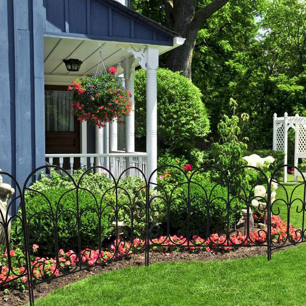 Decorative garden fence
