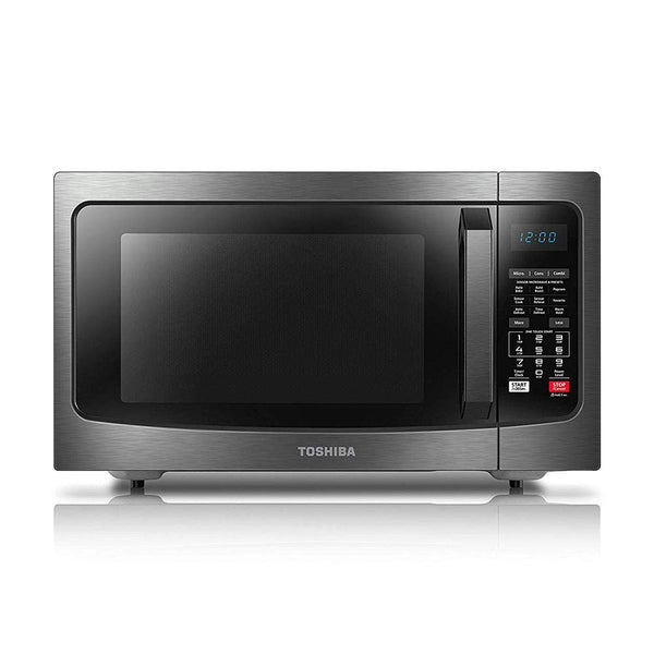 Toshiba 1.5 Cu.Ft Microwave Oven w/ Convection Function (Black Stainless)