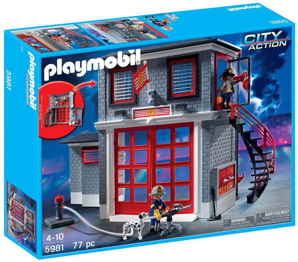Estación de Bomberos y Rescate Playmobil