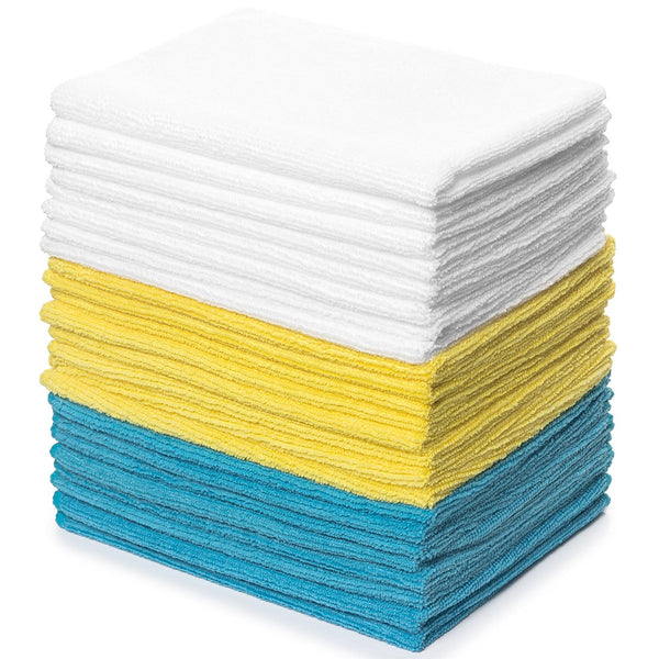 Pack of 24 microfiber cleaning cloths