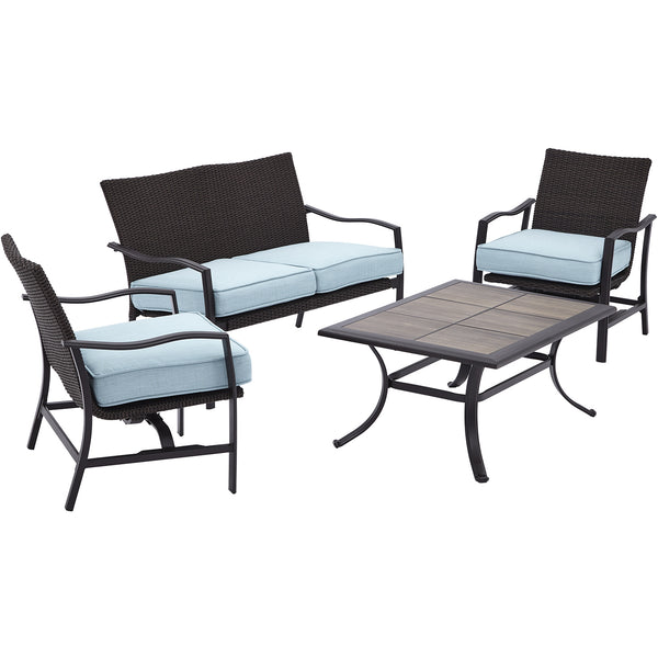 Juegos de muebles de exterior de 4 o 5 piezas a la venta 