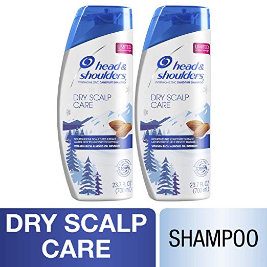 Pack Of 2 Head and Shoulders Shampoo, Dry Scalp Care with Almond Oil