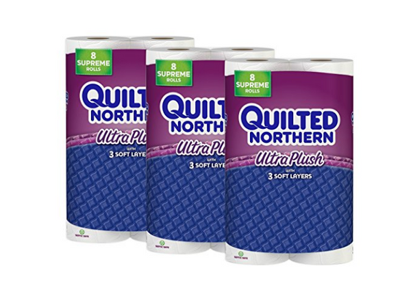 Pack of 24 Quilted Northern Ultra Plush Toilet Paper