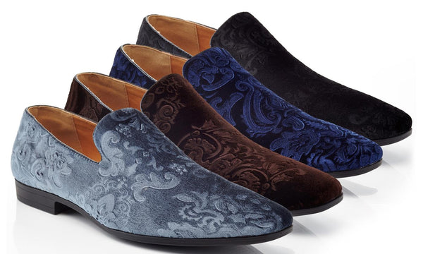 Henry Ferrera Men's Slip-On Smoking Shoes