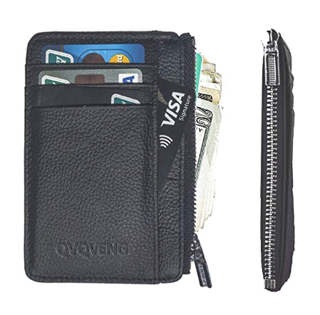 Men's Ultra-Thin Front Pocket Leather Wallet