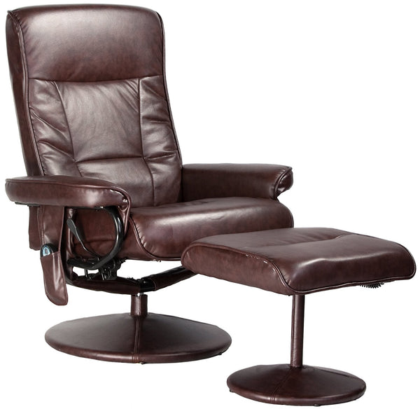 Relaxzen leisure recliner chair with 8-motor massage & heat