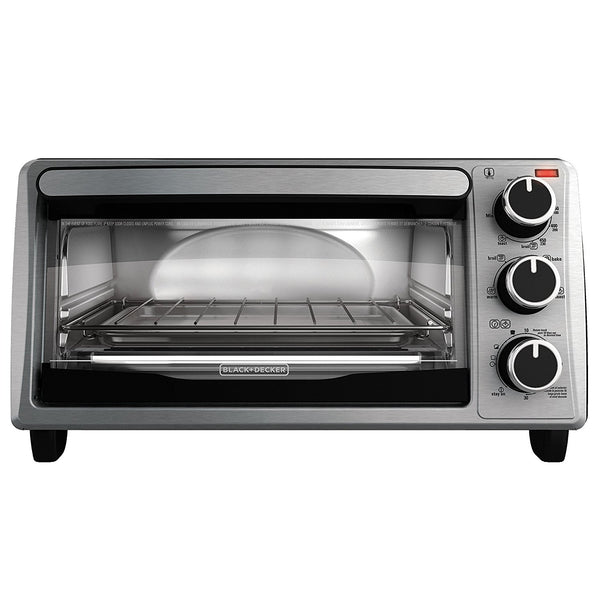 Horno tostador BLACK+DECKER de 4 rebanadas