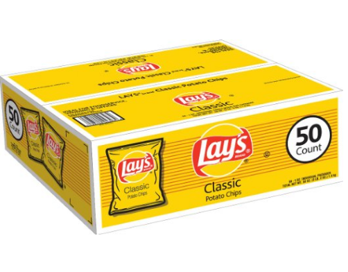 50 bags Lays potato chips