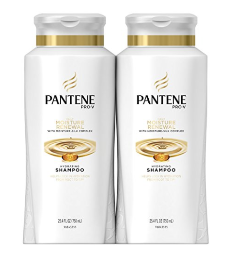2 bottles of Pantene Pro-V Daily Moisture Renewal Shampoo