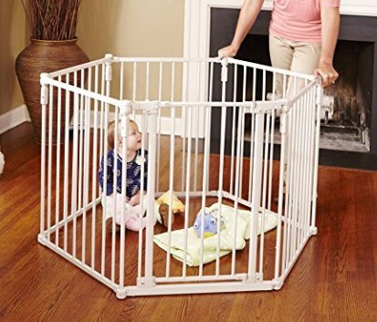 Superyard 3-in-1 metal gate