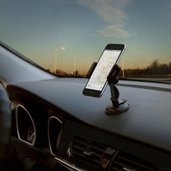 Car mount with suction grip