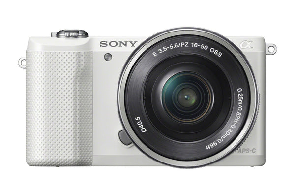 Cámara digital Sony Alpha a5000 con lente OSS de 16-50 mm