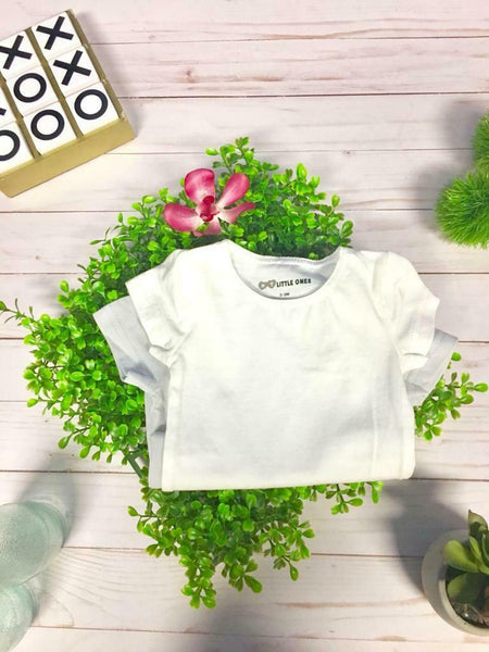My Little Ones Baby 3 Pack Short Sleeve Shell Bodysuit