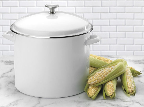 Olla sopera esmaltada Cuisinart de 16 cuartos con tapa