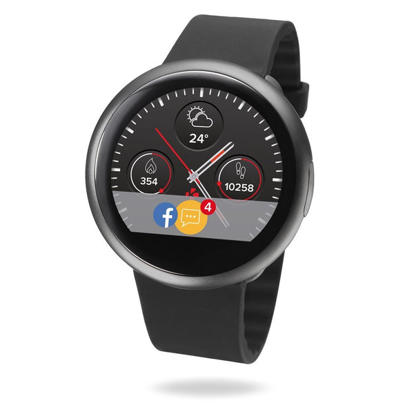 Smartwatch with Circular Color Touchscreen