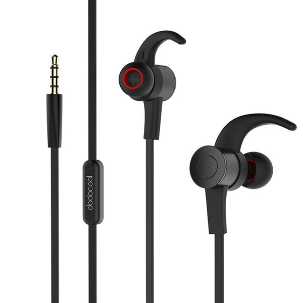Wired in-ear headphones with mic