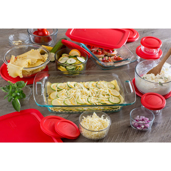 Juego para hornear y almacenar Pyrex Easy Grab de 28 piezas