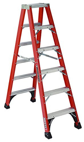 Louisville twin front ladders - 4 ft & 6 ft