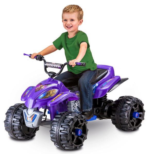 Kid Trax Marvel Guardians of the Galaxy 12V Quad, Purple