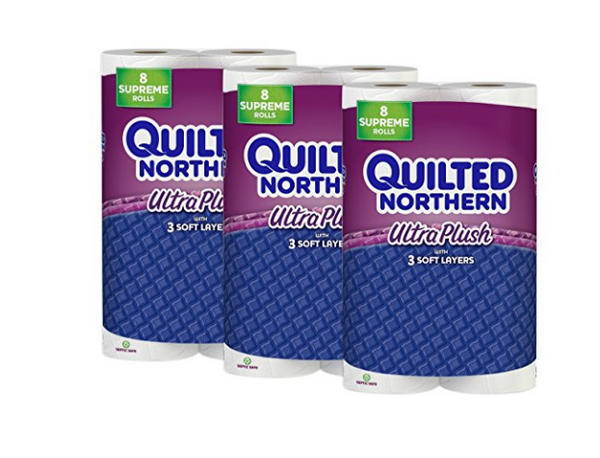 24 Rolls Quilted Northern Toilet Paper