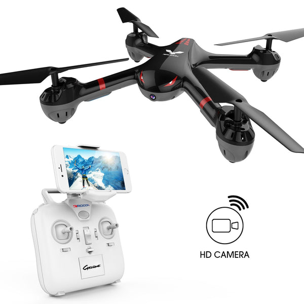 Quadcopter drone with camera