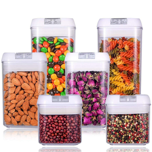 6 Piece Airtight Food Storage Container Set