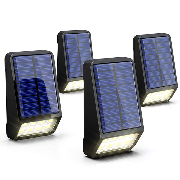 Paquete de 4 luces LED solares