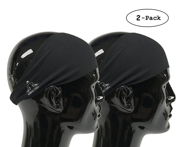 Pack of 2 Temple Tape moisture wicking workout sweatbands