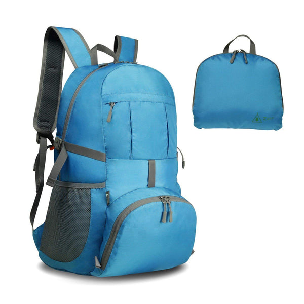 Mochila de senderismo plegable ligera ZHF 35L Mochila de viaje impermeable