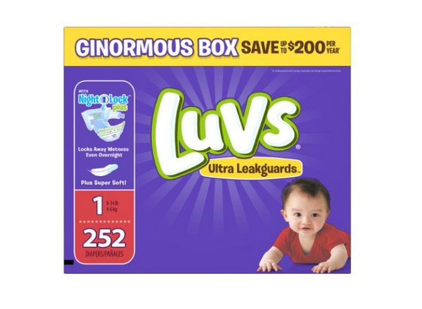 30%-45% Off Luvs Ultra Leakguard Diapers
