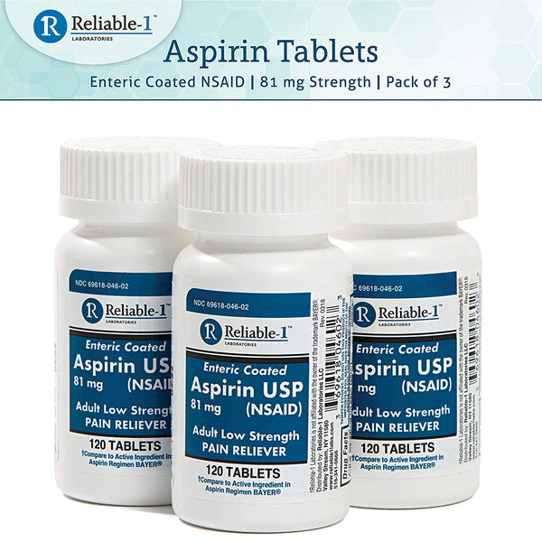 Pack Of 3 Aspirin Tablets