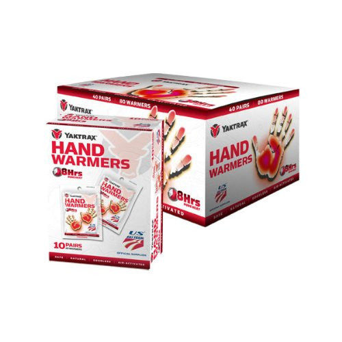 Pack of 80, 8 hour hand warmers