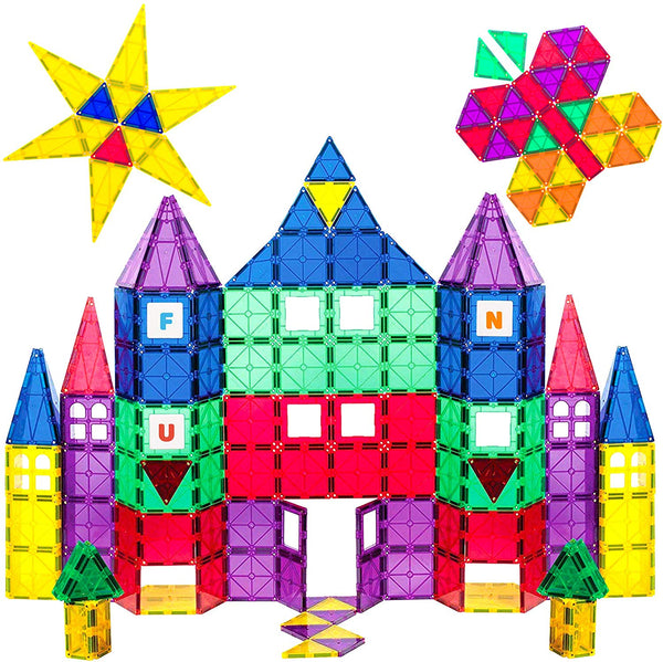 100 Piece Playmags 3D Magnetic Toy Blocks