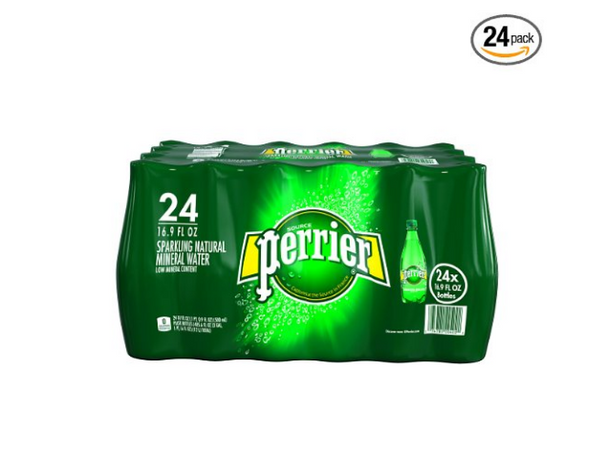 Pack of 24 Perrier Sparkling Natural Mineral Water