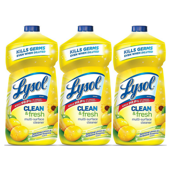 Pack de 3 limpiadores multisuperficies Lysol