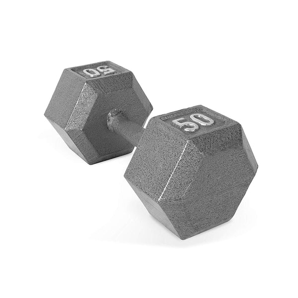 50-lb CAP Barbell Cast Iron Hex Dumbbell (Single)