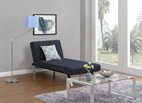 DHP Emily Linen Chaise Lounger