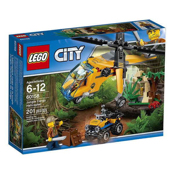 LEGO City Jungle Explorers Kit de construcción de helicóptero de carga en la jungla