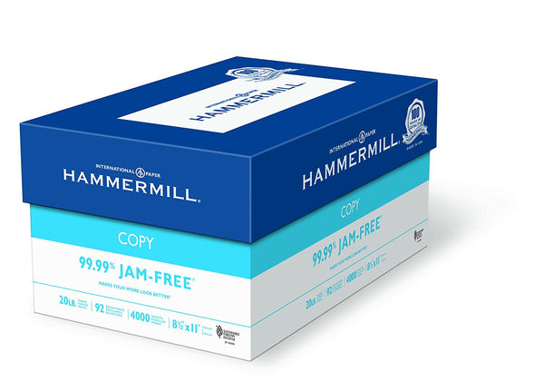 8 resmas de papel Hammermill